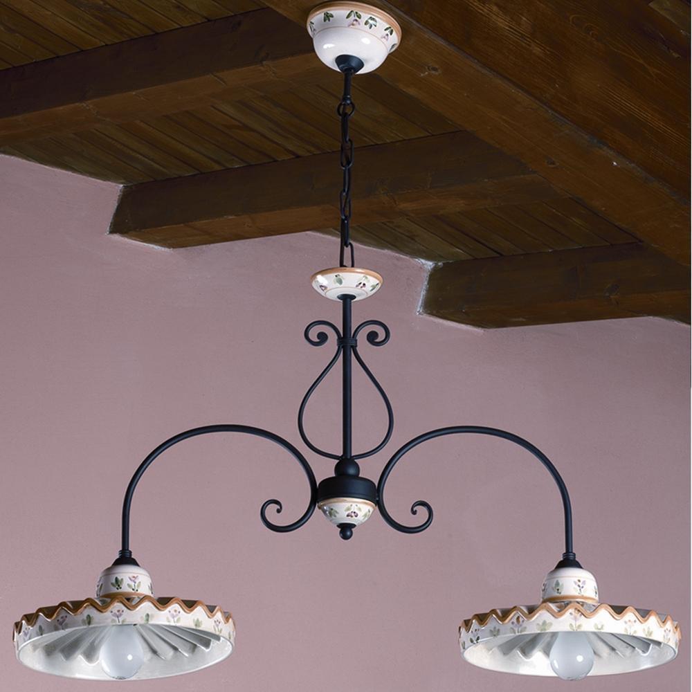 mediterran csillar rusztikus toszkan stilusu lampa keramia kezzel festett ebedlo nappali vilagitas lampa fuggesztek toszkan stilusu olasz videki egyedi lameridiana lakberendezesi uzlet polgari.jpg